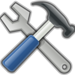 hammer and wrench icon
